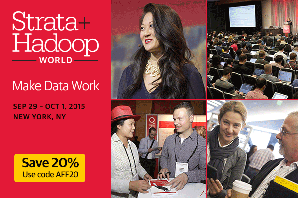 Strata+Hadoop World NYC 2015 Discount